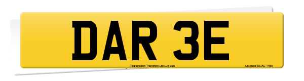 Registration number DAR 3E